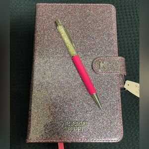 Victoria's Secret Glitter limited edition Journal with pen